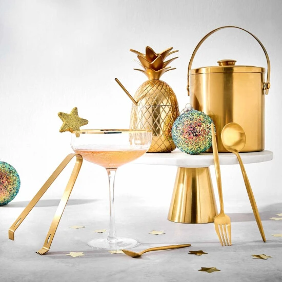 Neu 🤩 BUTLERS GOLDEN TWENTIES Champagnerschale Mit Goldrand Und Rillen 400ml 👏 – Bild 6