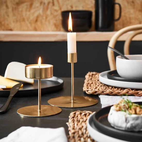 Billig 🥰 BUTLERS HIGHLIGHT Kerzenhalter Für Maxi Teelicht Höhe 10cm 🌟 – Bild 3