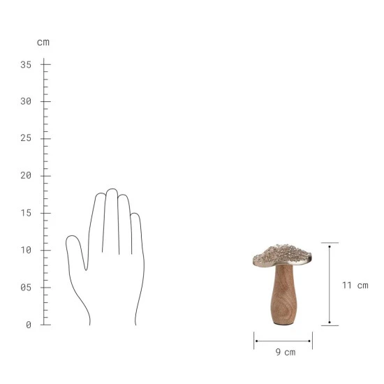 Budget ✔️ BUTLERS HARVEST SPLENDOR Deko-Pilz Höhe 11cm 🔥 – Bild 3