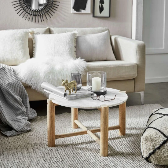 Auslauf 🔔 BUTLERS MARVELOUS Beistelltisch Marmor 😉 – Bild 2