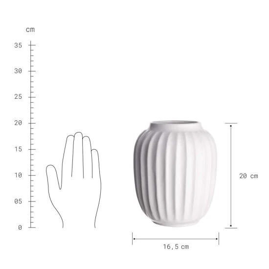 Bestes Angebot 🎉 BUTLERS LIV Vase Höhe 20cm 👏 – Bild 3