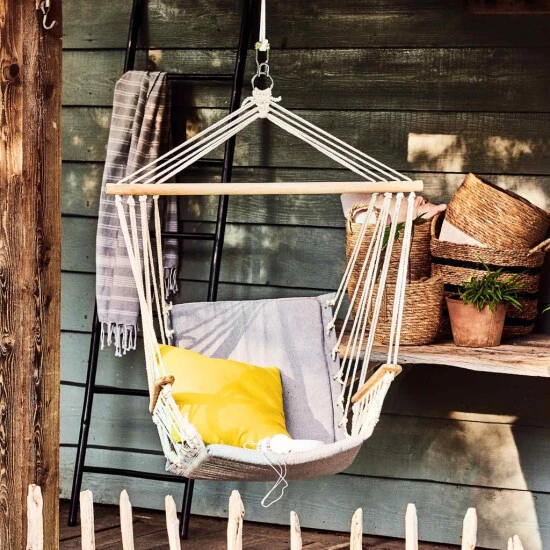 Bester Verkauf 🔔 BUTLERS BABOON Hängesessel Mit Holzarmlehnen ✨ – Bild 2