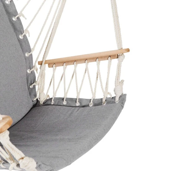 Bester Verkauf 🔔 BUTLERS BABOON Hängesessel Mit Holzarmlehnen ✨ – Bild 6