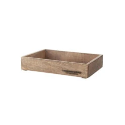 Auslauf ⌛ BUTLERS STANDARD SUPPLY Holzkasten Rechteckig L 25 X B 18cm 😍