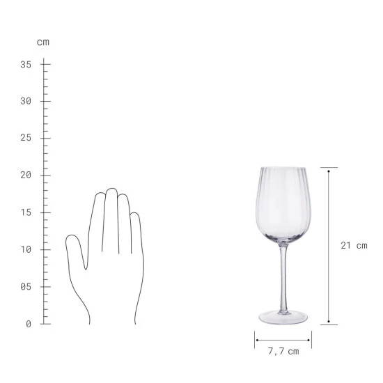 Bestpreis ⌛ BUTLERS MODERN TIMES 6x Weißweingläser Mit Rillen 400ml 🥰 – Bild 5