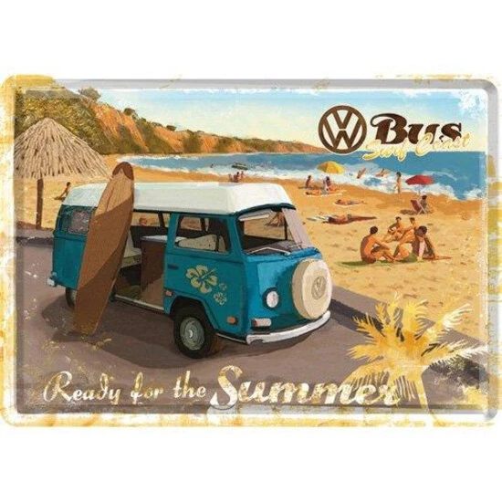 Bestes Angebot ⌛ BUTLERS PAST PERFECT Blechpostkarte VW Bus Ready For The ☀️ Summer 🎁