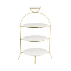 Bestpreis ❤️ BUTLERS MARBLE Etagere 3-stufig Höhe 65cm 👏