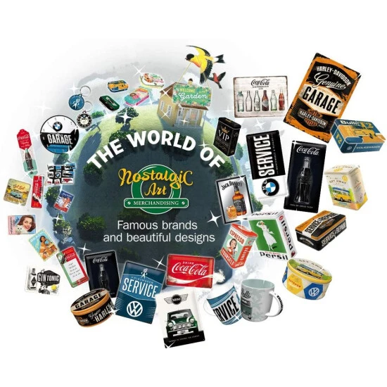 Bestes Angebot 🧨 BUTLERS PAST PERFECT Blechpostkarte Shit Happens! ⭐ – Bild 5