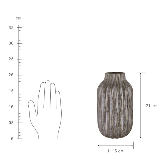 Coupon ⭐ BUTLERS NORDIC SEA Vase Höhe 21cm 😉 – Bild 3