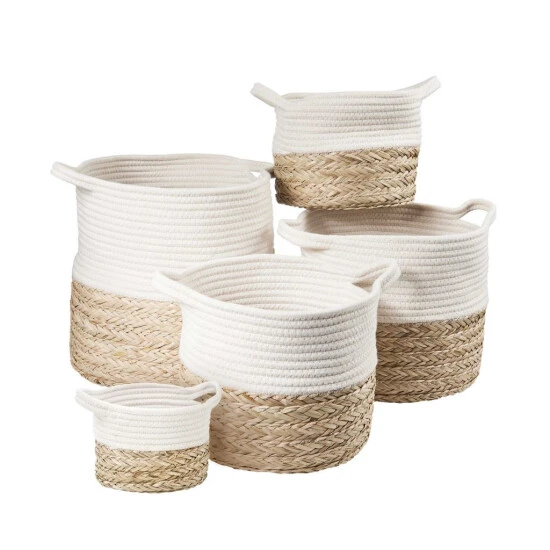 Am billigsten ✔️ BUTLERS Baumwolle BRAID Korb Rund Ø23cm 🥰 – Bild 4