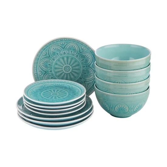 Bestpreis 🔥 BUTLERS SUMATRA Geschirr-Set 12-tlg. 🧨 – Bild 2