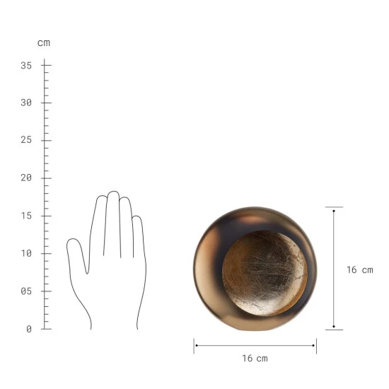 Auslauf ✨ BUTLERS MOON Teelichthalter Höhe 16cm 👏 – Bild 3