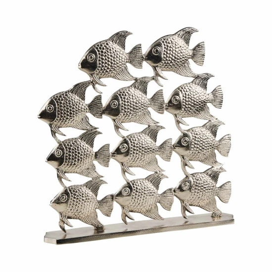 Budget 🥰 BUTLERS SILVER NATURE Fischschwarm Höhe 40cm ✨ – Bild 2