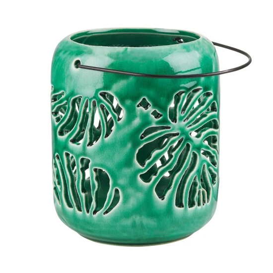 Billig 😍 BUTLERS WILD GREEN Windlicht Blatt 🎉