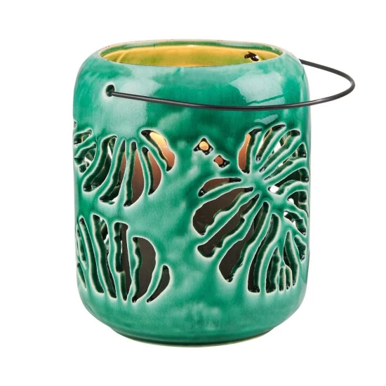 Billig 😍 BUTLERS WILD GREEN Windlicht Blatt 🎉 – Bild 2