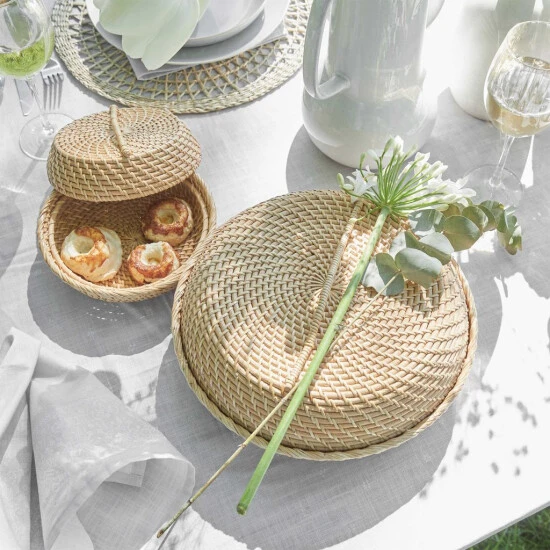 Aktion 🛒 BUTLERS RONDA Korbschale Rattan Ø20cm 💯 – Bild 6