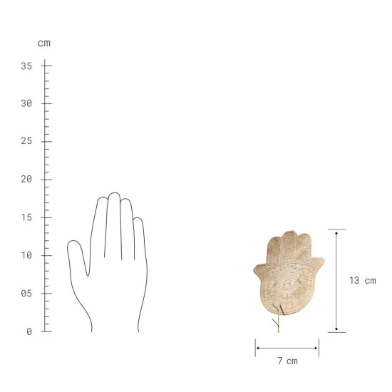 Bestes Angebot 😉 BUTLERS JEWELRY Kerzen Dekoration Hamsa Hand ❤️ – Bild 4