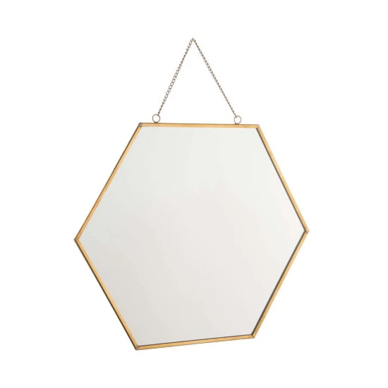 Beste Bewertungen von ⌛ BUTLERS CARAT Spiegel Hexagon L 24 X B 28cm 😍