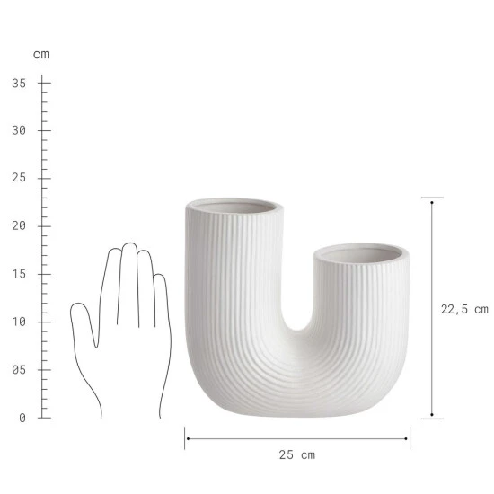 Am billigsten 🎁 BUTLERS TUBE Vase Höhe 23cm ✨ – Bild 4