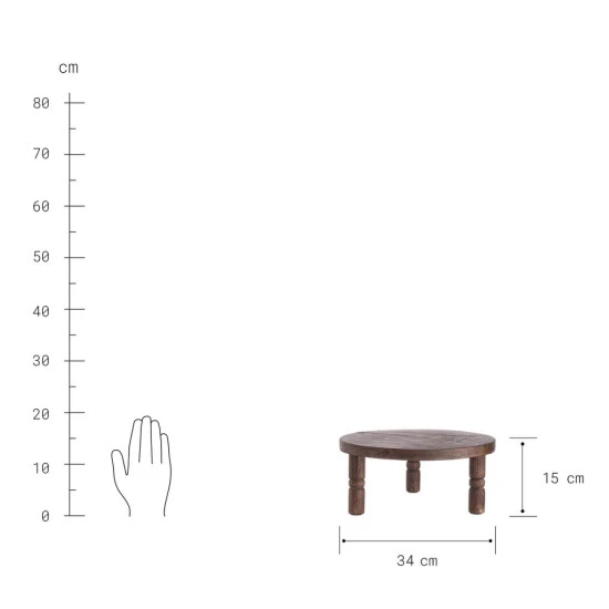 Schlussverkauf ✨ BUTLERS MESA Podest Ø34cm ❤️ – Bild 3