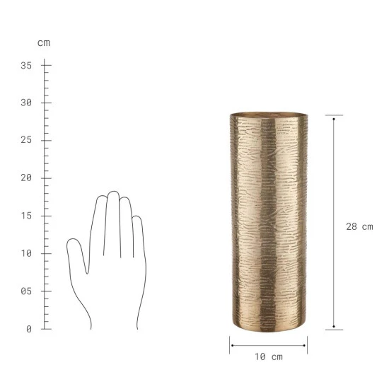 Bester Verkauf 🎉 BUTLERS AUREO Vase Höhe 28cm ✨ – Bild 4