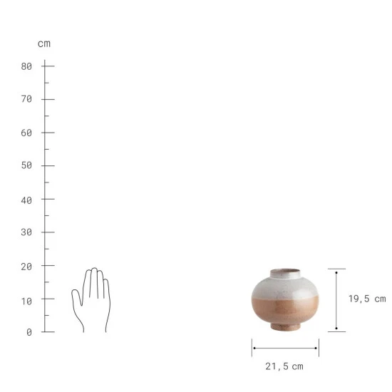 Blitzangebot 👍 BUTLERS LIVIA Kugelvase Höhe 20cm 🧨 – Bild 3