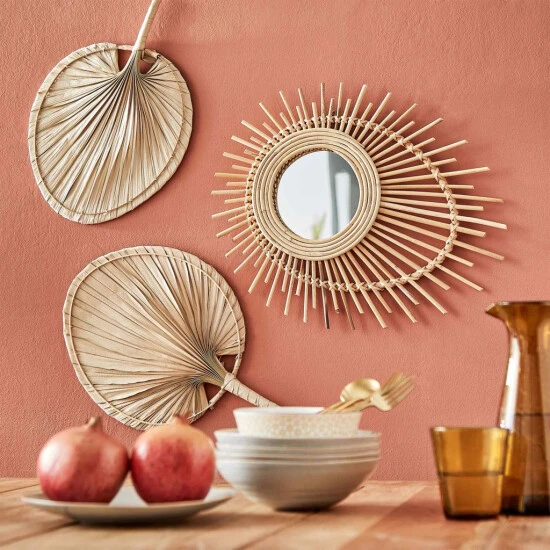 Am billigsten 😍 BUTLERS SUNNA Spiegel Oval L 50 X B 40cm ❤️ – Bild 2