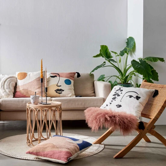 Bester Verkauf 🔔 BUTLERS MUSE Kissen Line Art L 50 X B 50cm ⭐ – Bild 2