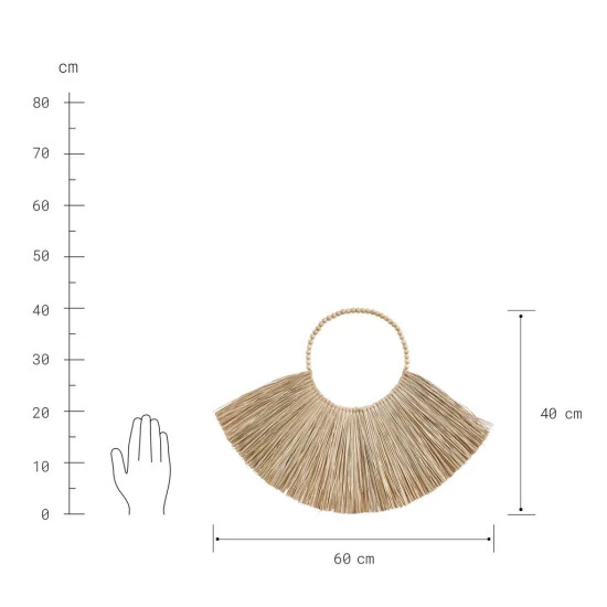 Brandneu ⌛ BUTLERS BALI Wanddekoration L 60 X B 40cm ✨ – Bild 2