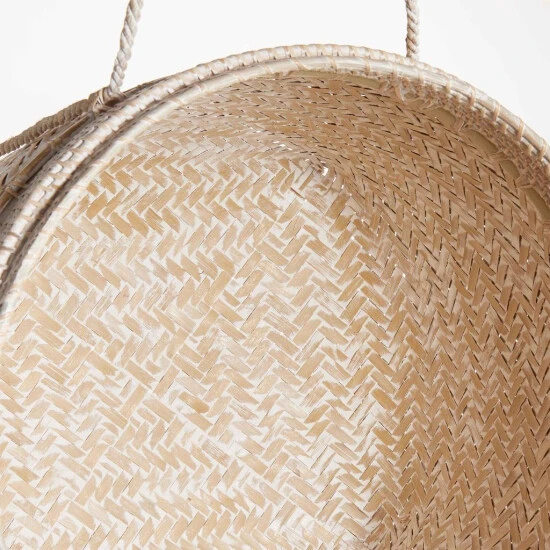 Billig ⭐ BUTLERS MAWI Korb Mit Deckel Bambus/Rattan Ø45cm 🤩 – Bild 9