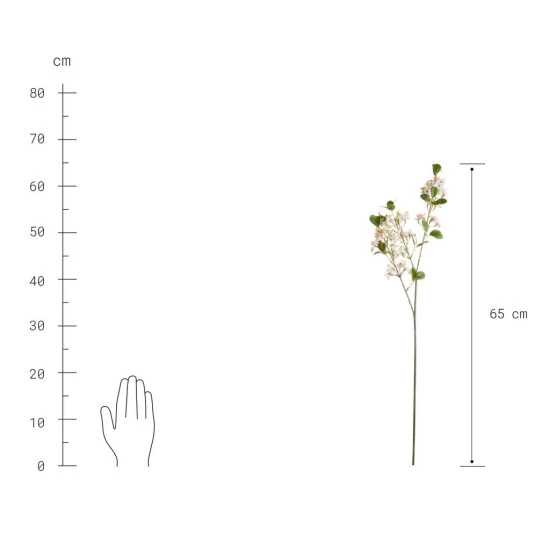 Auslauf 🎁 BUTLERS FLORISTA Blütenzweig Höhe 65cm 😀 – Bild 3