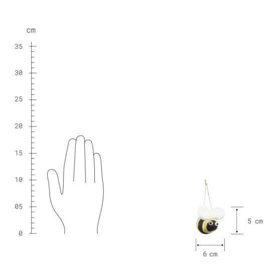 Bestes Angebot 🎉 BUTLERS BEE Biene L 7 X B 6cm 🥰 – Bild 3