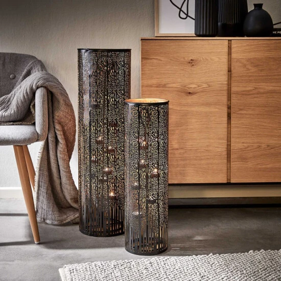 Schlussverkauf 😀 BUTLERS AUTUMN GLOW Windlicht Mit Einsatz Höhe 60cm 🧨 – Bild 2