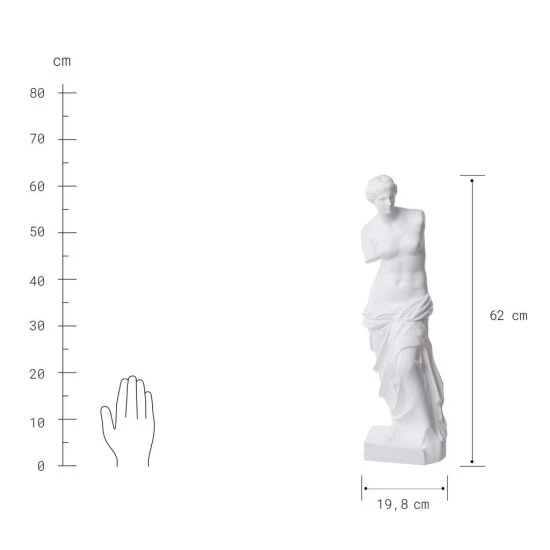 Schlussverkauf ⭐ BUTLERS VENUS Deko-Statue Höhe 62cm 🌟 – Bild 4