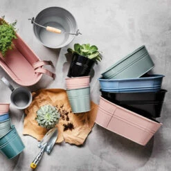 Auslauf 😀 BUTLERS ZINC Hängetopf B 33 X T 16cm ✨