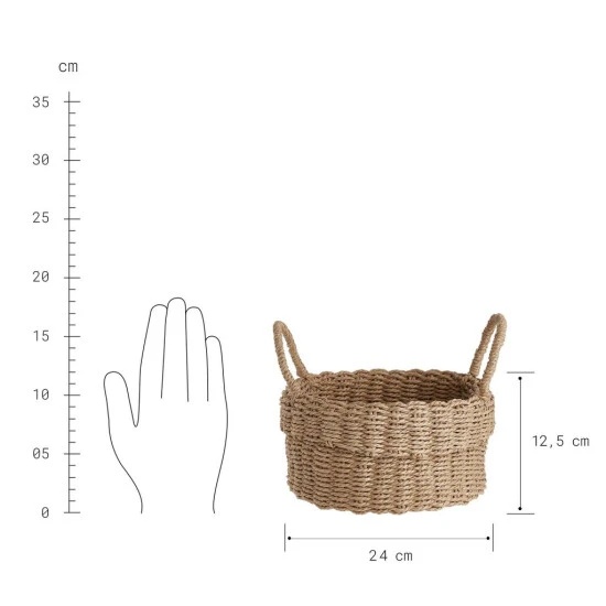 Angebote 😉 BUTLERS PAPER BRAID Korb Ø23cm 🤩 – Bild 4