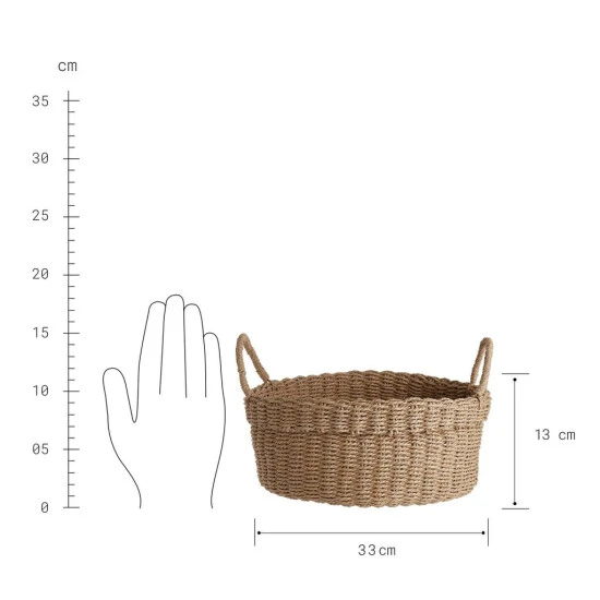 Rabatt 🔥 BUTLERS PAPER BRAID Korb Ø33cm 🥰 – Bild 3