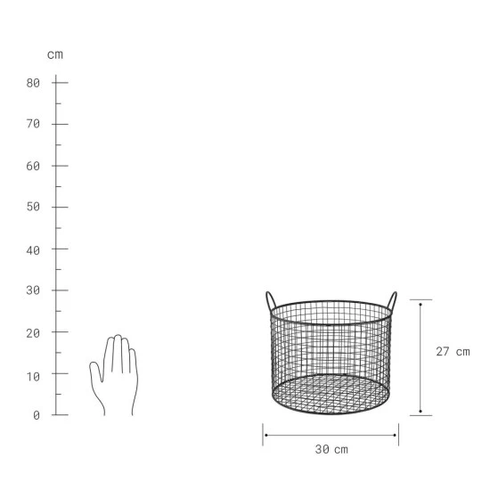 Besorgen ⌛ BUTLERS HOOP Korb Rund Ø30cm ❤️ – Bild 3