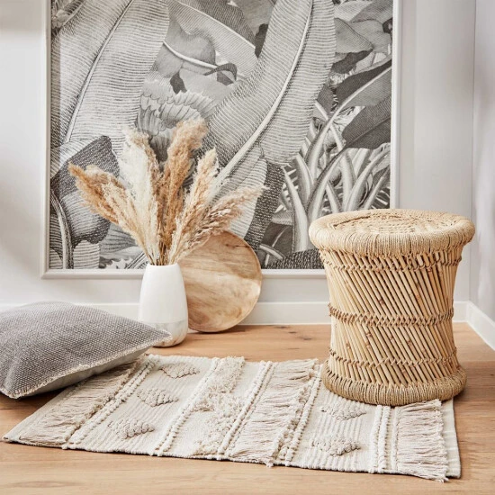 Besorgen 🤩 BUTLERS ALL NATURE Teppich Mit Fransen L 90 X B 60cm 🔔 – Bild 2