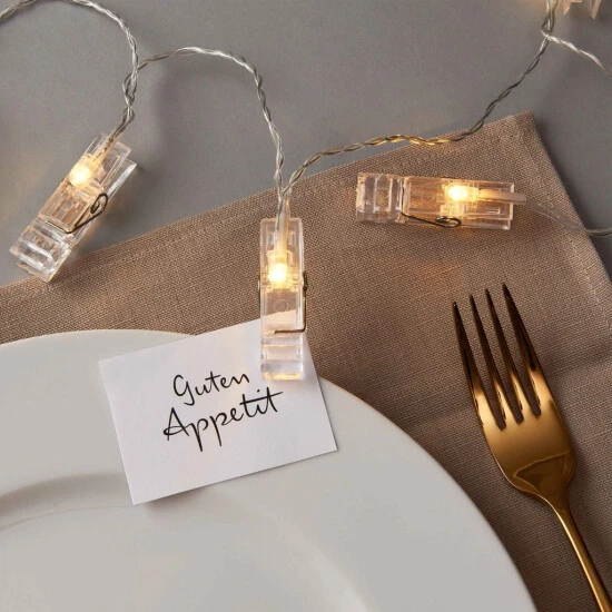 Besorgen ❤️ BUTLERS CLIP ART LED-Klammern 10 Lichter Mit USB-Batteriefach 🔥 – Bild 5