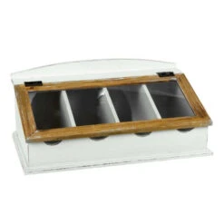 Aktion ❤️ BUTLERS CAMPAGNE Besteckkasten Mit Glasdeckel ✔️