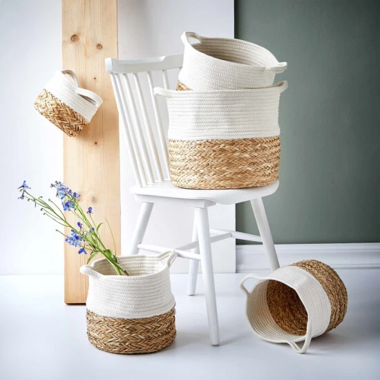 Top 10 ✔️ BUTLERS Baumwolle BRAID Korb Rund Ø35cm 💯 – Bild 5