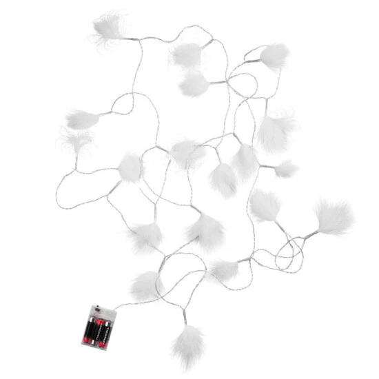 Rabatt 🧨 BUTLERS FEATHERS LED-Lichterkette Federn 20 Lichter Mit USB-Batteriefach 🔔