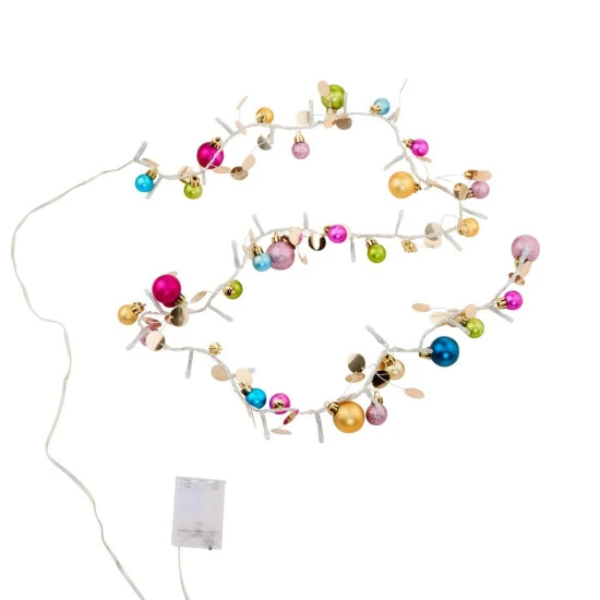 Budget ⭐ BUTLERS JOLLY LIGHTS LED-Lichterkette Mit Kugeln Und USB-Batteriefach 😀 – Bild 3